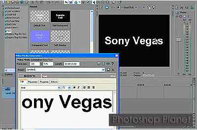 Видеокурс Sony Vegas. Работа с текстом в Sony Vegas